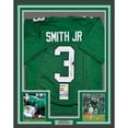 thumbnail image 1 of Framed Autographed/Signed Nolan Smith Jr. 35x39 Philadelphia Kelly Green Football Jersey JSA COA, 1 of 2