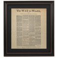 thumbnail image 1 of Framed Ben Franklin's Way to Wealth. Historical Prints by Patriot Gear Company, 1 of 2