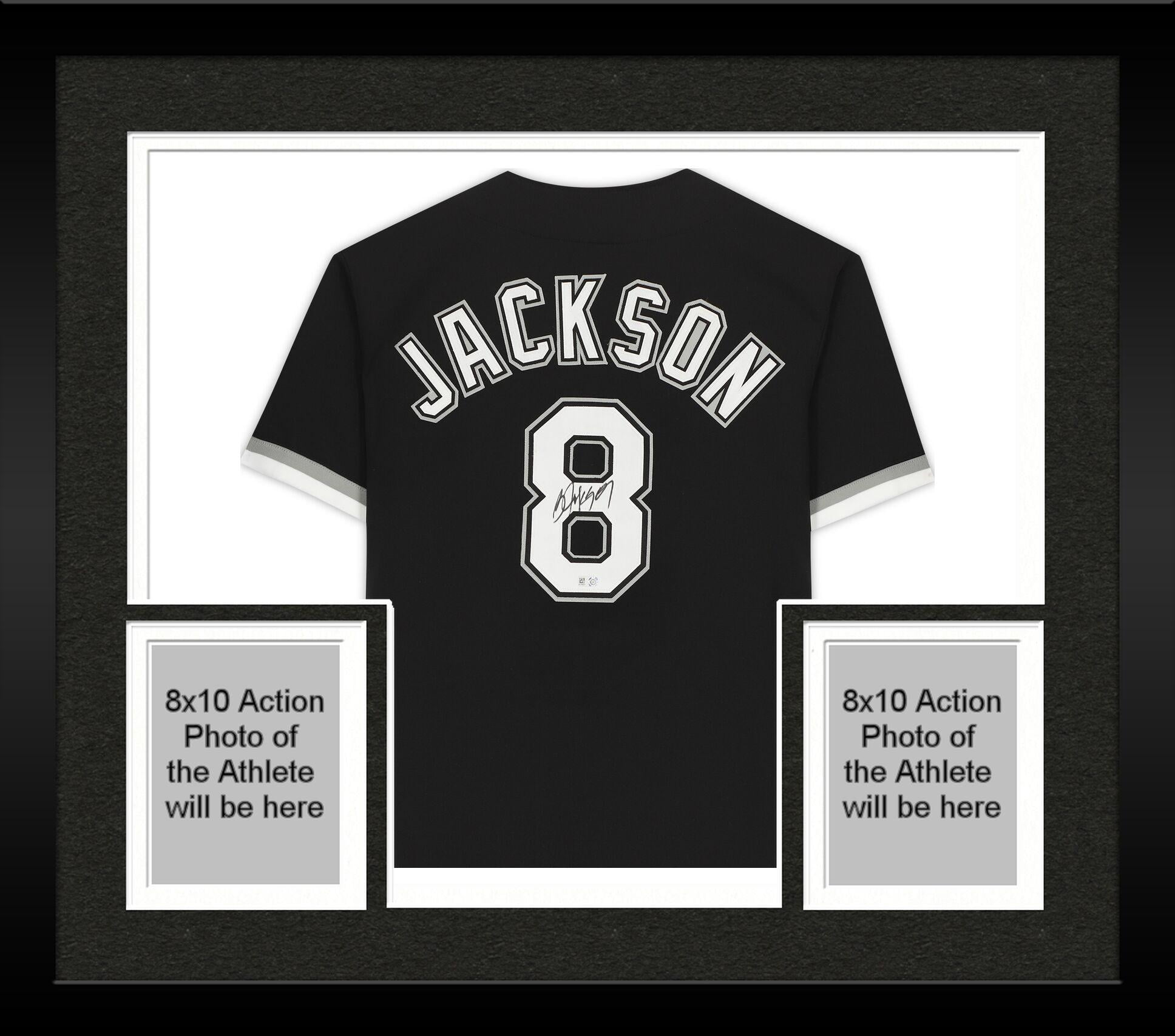 Framed Bo Jackson Chicago White Sox Autographed Black Framed Bo Jackson Chicago White Sox Autographed Black