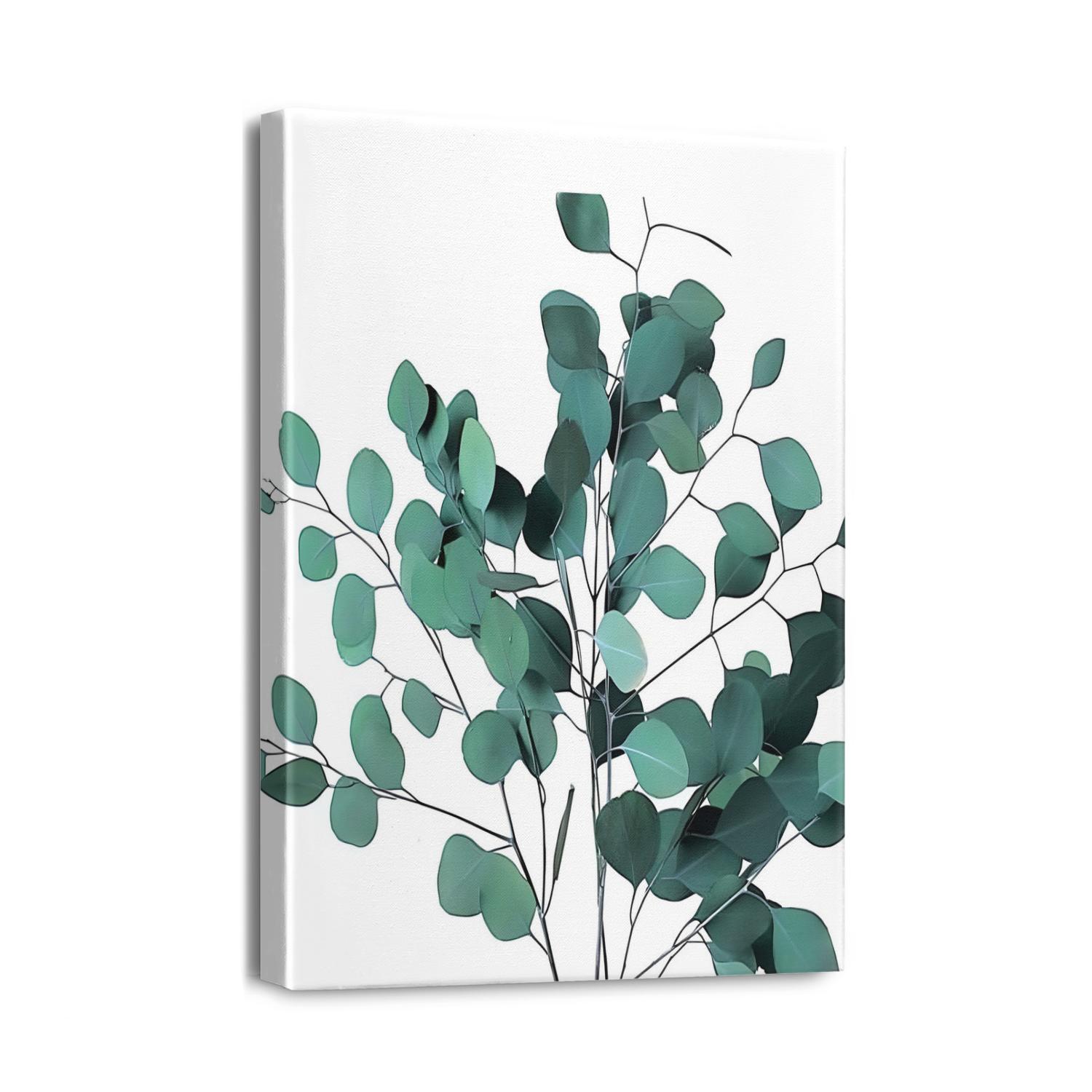 Framed Boho Canvas12x16 Botanical Wall Art In Sage Green Decor For framed-boho-canvas12x16-botanical-wall-art-in-sage-green-decor-for