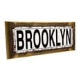thumbnail image 1 of Framed Brooklyn 4"x12" Metal Sign, Wall Décor for Home and Office, 1 of 4