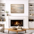 thumbnail image 1 of Framed Canvas Print Beach Wall Art Coastal Decorative for Living Room Bedroom - 16"x24" NATURAL, 1 of 8