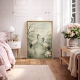 thumbnail image 1 of Framed Canvas Print Crane Wall Art Zen Bird Decorative for Living Room Bedroom - 24"x36" NATURAL, 1 of 8