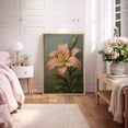 thumbnail image 1 of Framed Canvas Print Lily Flower Wall Art Vintage Botanical Decorative for Living Room Bedroom - 24"x36" NATURAL, 1 of 8