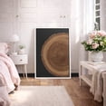 thumbnail image 1 of Framed Canvas Print Tree Ring Wall Art Rustic Nature Decorative for Living Room Bedroom - 16"x24" WHITE, 1 of 8