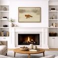 thumbnail image 1 of Framed Canvas Print Vintage Fox Wall Art Animal Rustic Decorative for Living Room Bedroom - 24"x36" NATURAL, 1 of 8