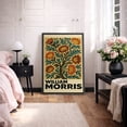 thumbnail image 1 of Framed Canvas Print William Morris Wall Art Abstract Botanical Decorative for Living Room Bedroom - 24"x36" BLACK, 1 of 8