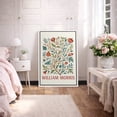 thumbnail image 1 of Framed Canvas Print William Morris Wall Art Abstract Floral Botanical Decorative for Living Room Bedroom - 24"x36" WHITE, 1 of 8