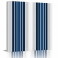 thumbnail image 1 of Framed Canvas Wall Art for Living Room Blue Vertical Stripes Wall Decor, Ombre Striped Aesthetic Paintings for Bedroom Office Kitchen Bathroom, Ready to Hang Artwork Wall Pictures 8x8 Inch, 1 of 9