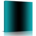 thumbnail image 1 of Framed Canvas Wall Art for Living Room Ombre Black Teal Wall Decor, Gradient Color Turquoise Aesthetic Paintings for Bedroom Office Kitchen Bathroom, Ready to Hang Artwork Wall Pictures 8x8 Inch, 1 of 9