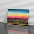 thumbnail image 1 of Framed Canvas Wall Art Rainbow Sunrise Desert Mountains Nature Wall Decor New Mexico Landscape Painting California Poster Arizona Watercolor Illustration Artwork Picture for Office 12"x16", 1 of 6