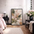 thumbnail image 1 of Framed Canvas Wall Art Soft Abstract Botanical Leaves Print for Living Room Decoration - 16"x24" BLACK, 1 of 8