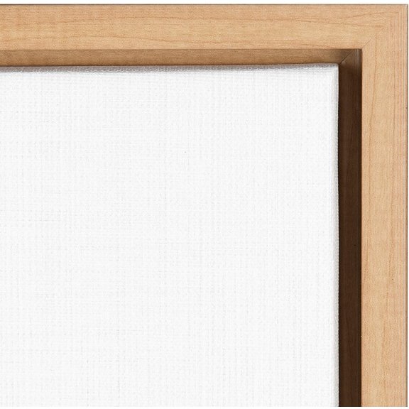 Framed Canvas Wall Art Spring Flower Mural Blue by Julia Purinton, Modern Contemporary Decor for Living Room, Bedroom