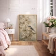thumbnail image 1 of Framed Canvas Wall Art Vintage Bird Blossom Print for Living Room Decoration - 16"x24" NATURAL, 1 of 8