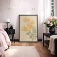 thumbnail image 1 of Framed Canvas Wall Art Vintage Floral Botanical Print for Living Room Decoration - 24"x36" BLACK, 1 of 8