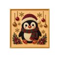 thumbnail image 1 of Framed Christmas Pearl Diamond Painting Art Set 20x20cm DIY Gem Art Craft Kit for Adults Family Holiday Room Wall Desktop Decor Unique Winter Gift Version D, 1 of 4