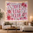 thumbnail image 1 of Framed Cute Animals with Soft Love Club Clean, Playful Watercolor for Animal Lovers, Cute Animal Wall Decor, Valentine'S Day Gift, Tapestry Wall Hanging for Bedroom and Dorm, 1 of 6