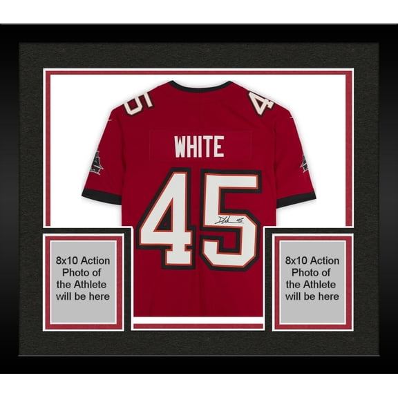 Framed Devin White Tampa Bay Buccaneers Autographed Red Limited Jersey - Fanatics Authentic Certified