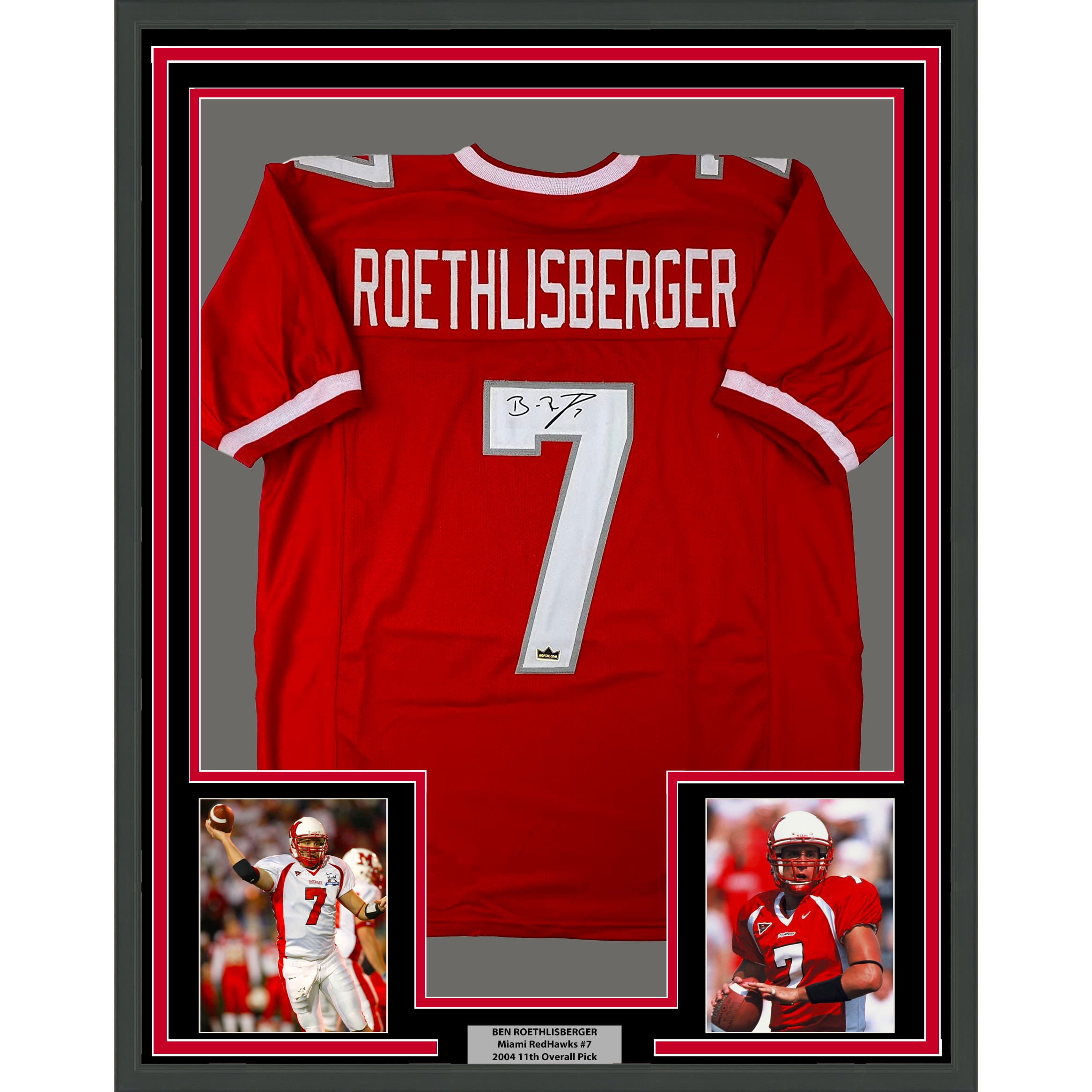 College Ben Roethlisberger Miami Ohio Jersey American College