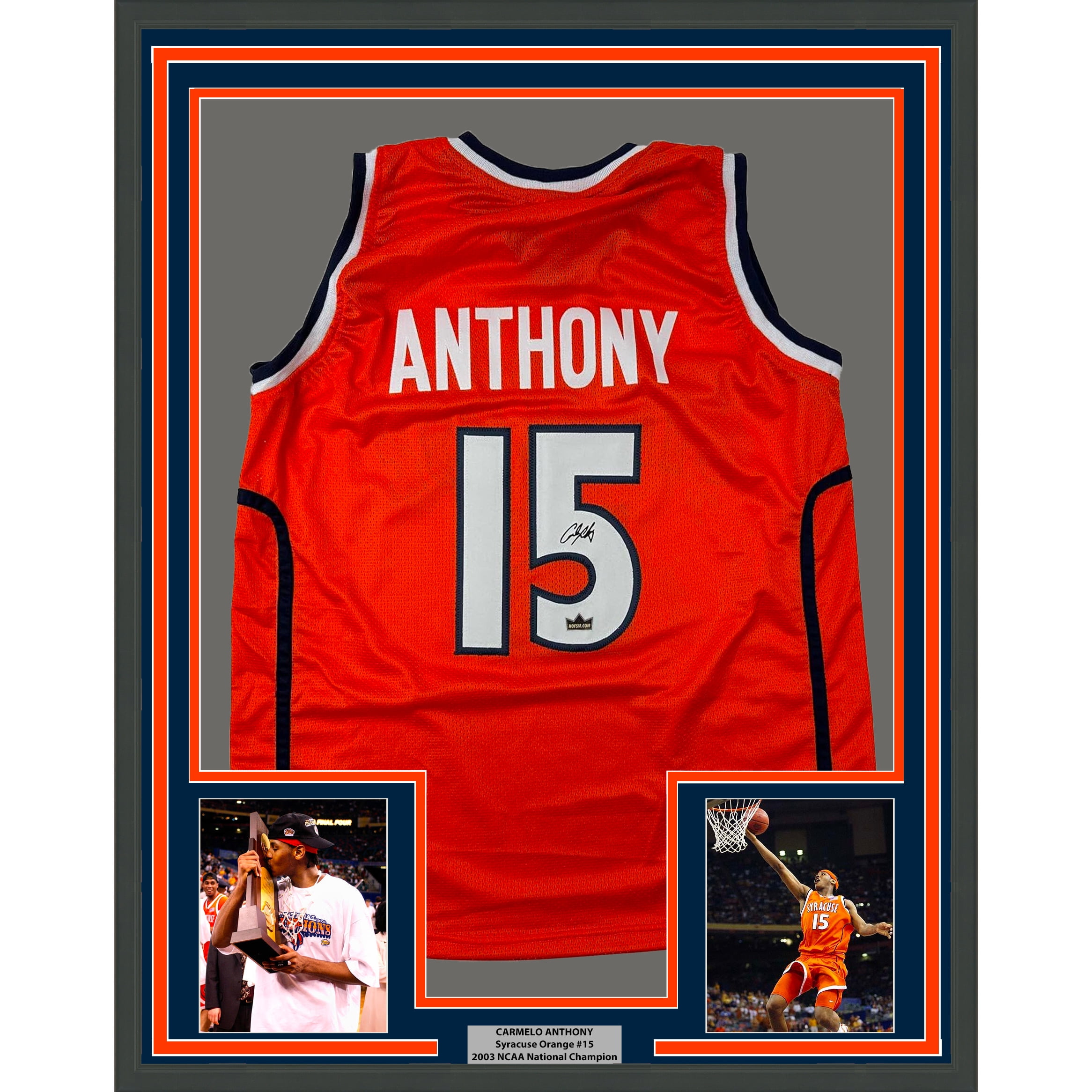 Carmelo Anthony Signed Basketball Carmelo Anthony Denver Nuggets