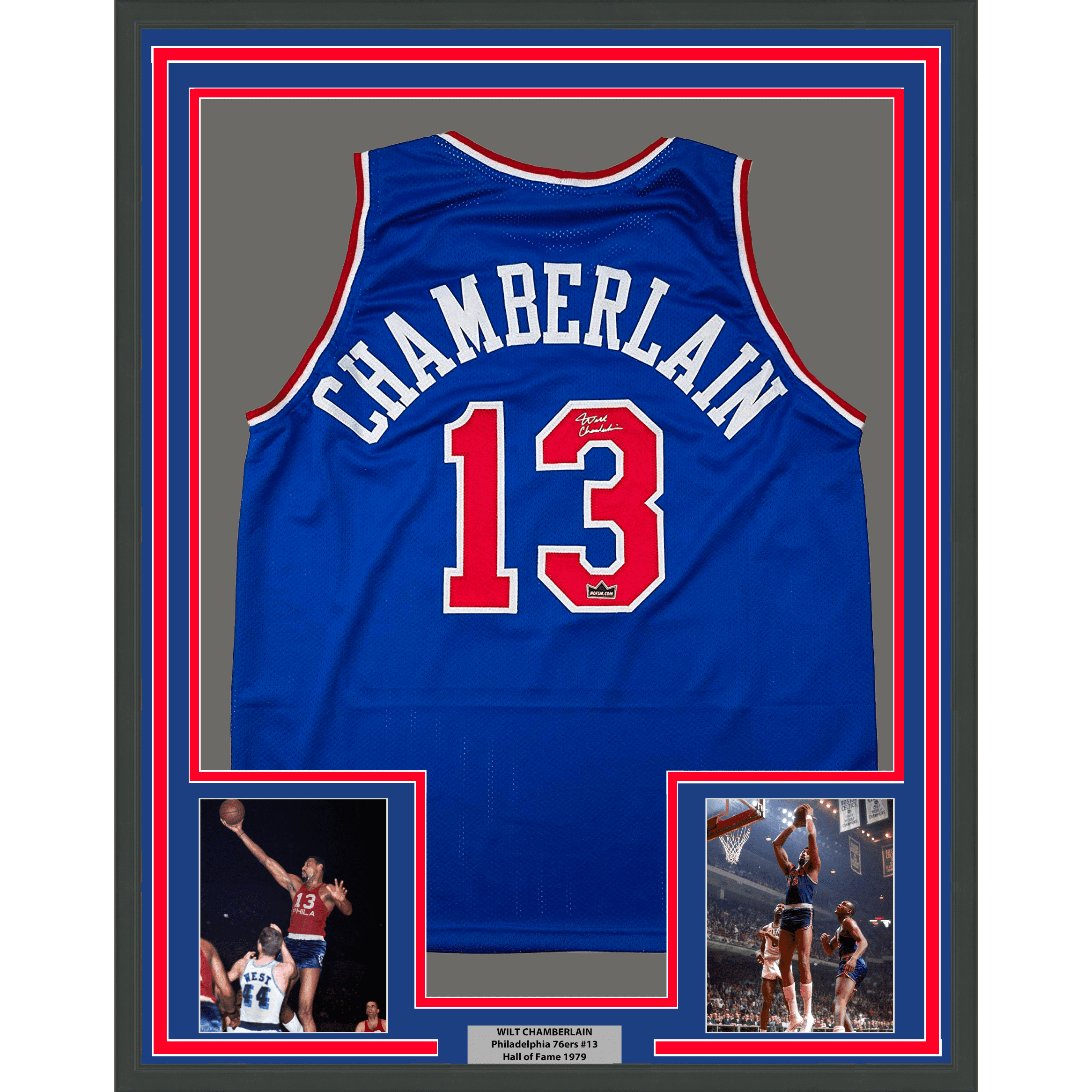 Framed Facsimile Autographed Joel Embiid 35x39