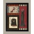 thumbnail image 1 of Framed Fashion Collage II - Mini Amazing Popular Shoe Heel Awesome Modern Black Dress 11x14, 1 of 1