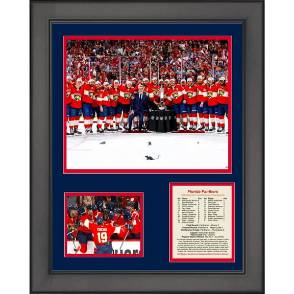 Framed Florida 2023 Eastern Conference Champions 12"x15" Hockey Photo Collage