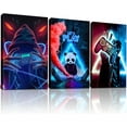 thumbnail image 1 of Framed Game Room Decorative Wall Hieng Video Game Theme Canvas Neon Poster Print Picture Children Youth Hieng Player Print Boys Decorative Room Boys Bedroom Residence, 1 of 6