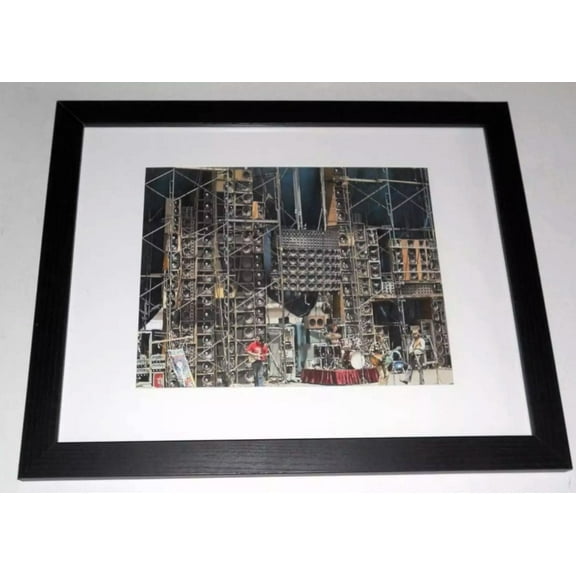 Framed Grateful Dead Color Wall of Sound #2 1974 Tour Poster, 13"x16" Jerry Garcia / Bob Weir