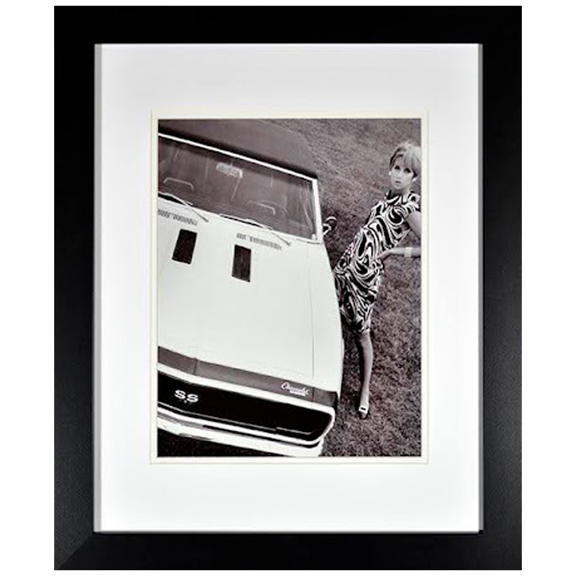Framed Historic 1967 Camaro SS Mod Print