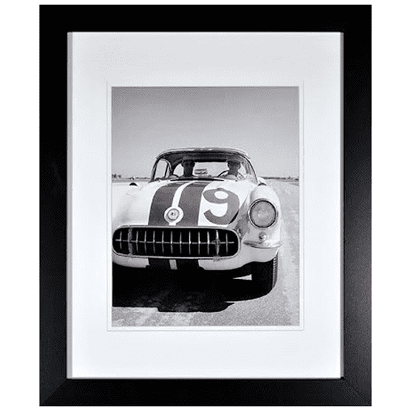 Framed Historic C1 Corvette Racing Print