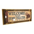 thumbnail image 1 of Framed Home Theater Movie Projector 4"x12" Metal Sign, Wall Décor for Theater and Family Room, 1 of 4
