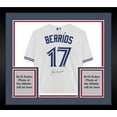 thumbnail image 1 of Framed Jose Berrios Toronto Blue Jays Autographed White Authentic Jersey - Fanatics Authentic Certified, 1 of 4
