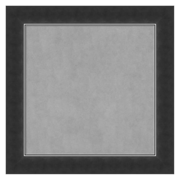 Framed Magnetic Board (15 x 15) Corvino Black Narrow Magnet Board, X-Small Magnetic Bulletin Board for Office Decor, Mudroom, Kitchen or Organization Drop Zone from , USA