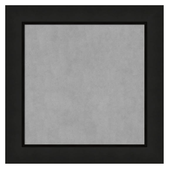 Framed Magnetic Board (15 x 15) Midnight Black Narrow Magnet Board, X-Small Magnetic Bulletin Board for Office Decor, Mudroom, Kitchen or Organization Drop Zone from , USA