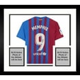 thumbnail image 1 of Framed Memphis Depay FC Barcelona Autographed 2021-22 Home Jersey - Fanatics Authentic Certified, 1 of 4
