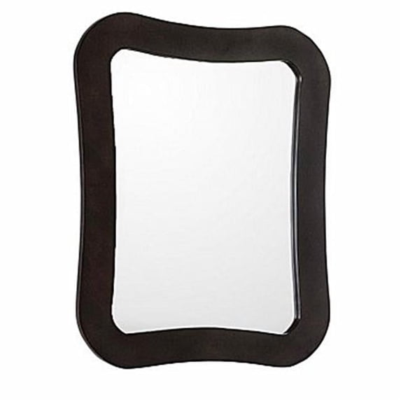 Framed Mirror Wood Sable Walnut