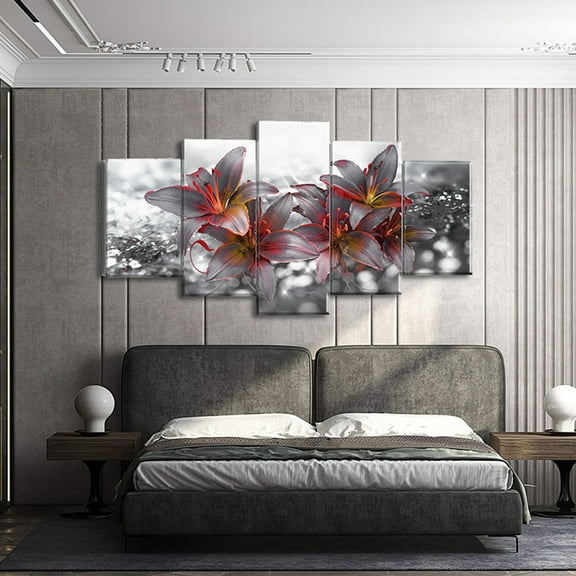 Framed Modern Luxury Large Wall Art for Living Room,Contemporary Abstract Paintings Artwork for Walls,Paintings Wall Decor,Floral Wall Painting for Office Home Decor,Framed Wall Art for Living Room