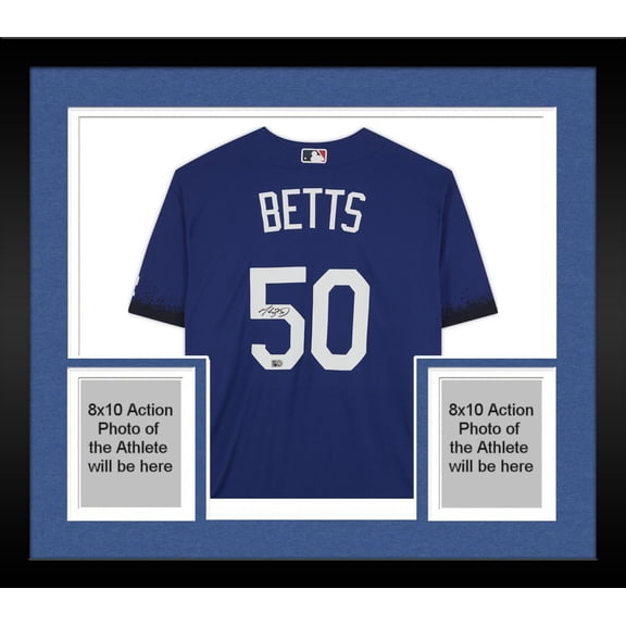 Framed Mookie Betts Los Angeles Dodgers Autographed City Connect Authentic Jersey - Fanatics Authentic Certified