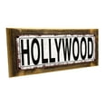 thumbnail image 1 of Framed, Outdoor Hollywood 4"x12" Metal Sign, Wall Décor for Home and Office, 1 of 4