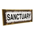thumbnail image 1 of Framed, Outdoor Sanctuary 4"x12" Metal Sign, Wall Décor for Home and Office, 1 of 4