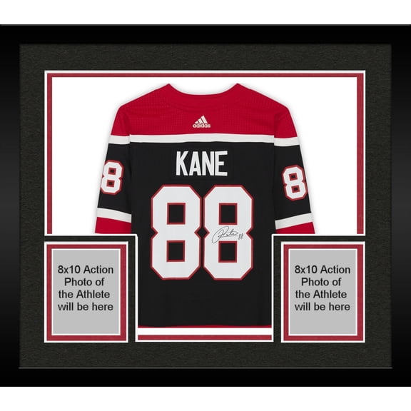 Framed Patrick Kane Chicago Blackhawks Autographed Adidas 2020-21 Reverse Retro Authentic Jersey - Fanatics Authentic Certified