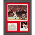 thumbnail image 1 of Framed Pete Rose 4,192 Hits Record Cincinnati Reds 11"x14" Baseball Three Photo Collage, 1 of 1