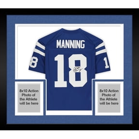 Peyton Manning Indianapolis Colts Autographed Mitchell & Ness Blue Authentic Jersey