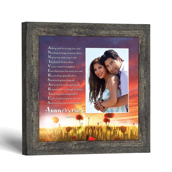 Anniversary Gifts for Women Picture Frame, Couples Photo Gift