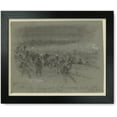 thumbnail image 1 of Framed Print: 12th Maine--19th Corps Driven Out Of Their Camp And Over The Earth, 1 of 3