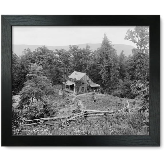 Framed Print: A Clearing In The Mountains, circa 1902