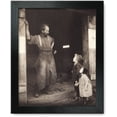 thumbnail image 1 of Framed Print: A Crack With The Blacksmith, 1900, 1 of 3