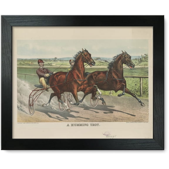 Framed Print: A Humming Trot, 1893