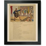 Framed Print: A Parody On Macbeth's Soliloquy At Covent Garden Theatre, 1809